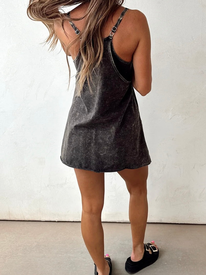Mini Dress with Built in Romper