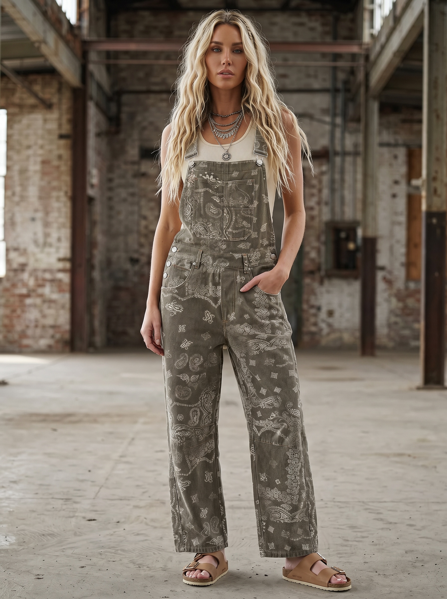 Eesome Bandana Overalls