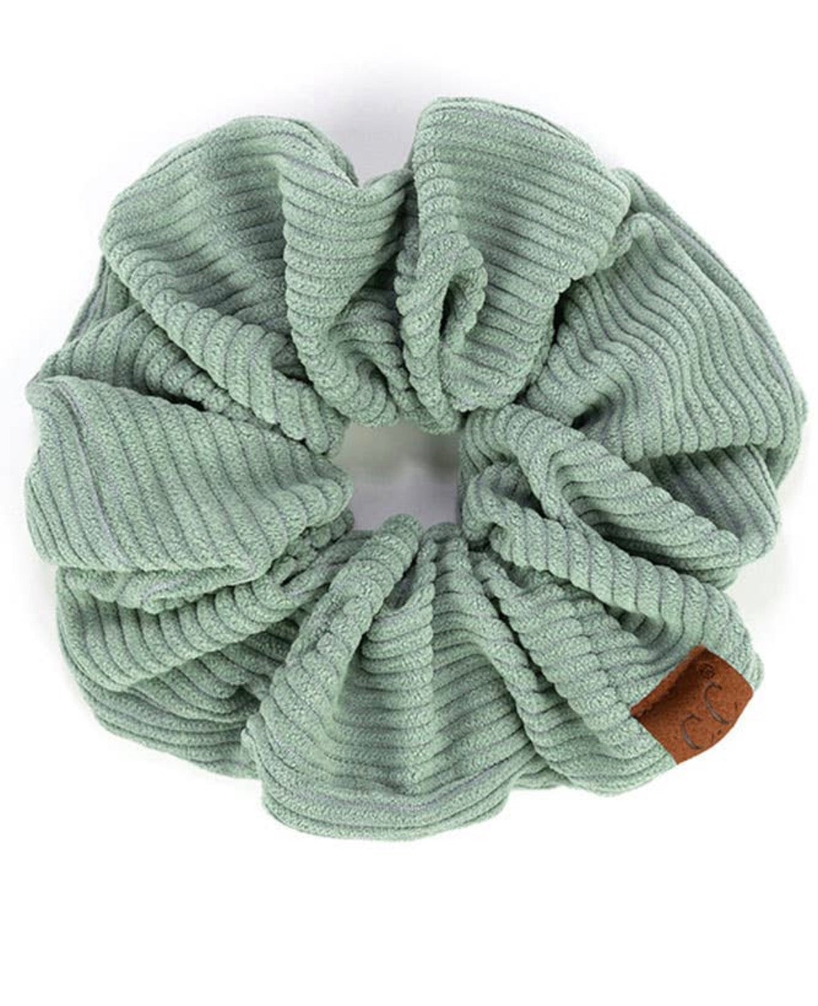 C.C Corduroy Solid Color Soft Scrunchies