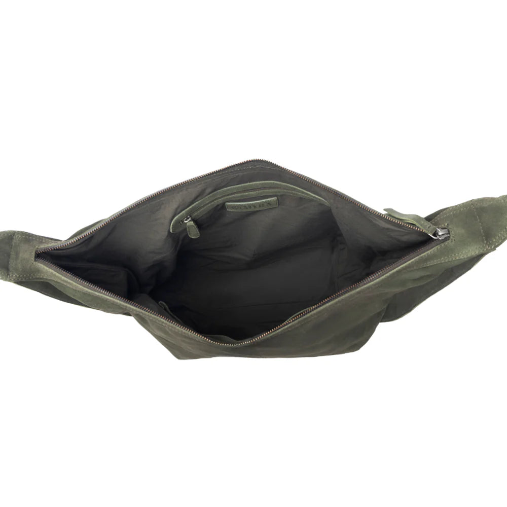 Hunter’s Grove Suede Leather Hobo