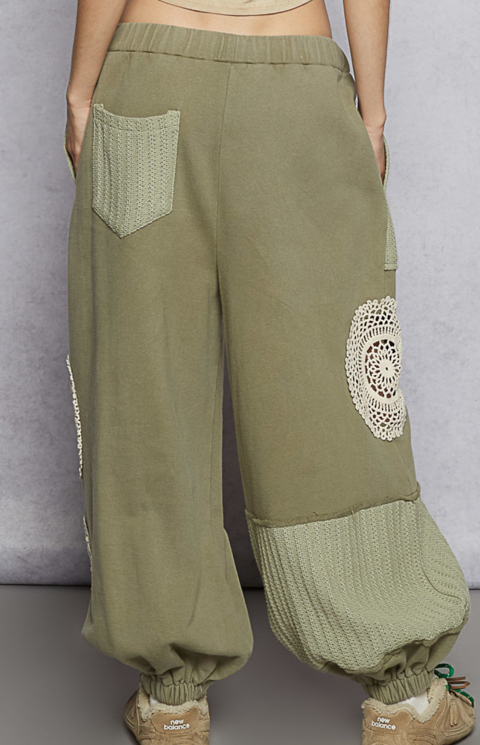 POL Doily Crochet Jogger