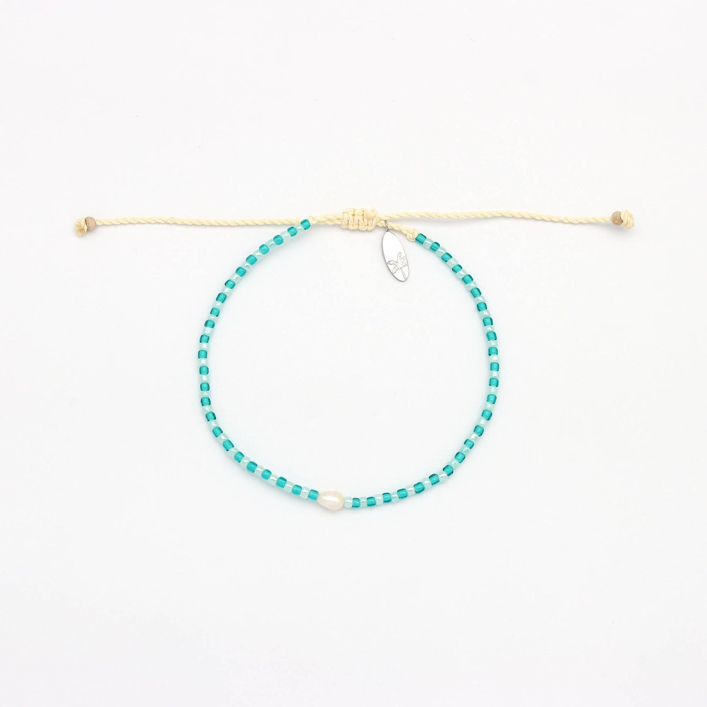 Tropical Swells Bracelet Set, Adjustable Orange Bracelet