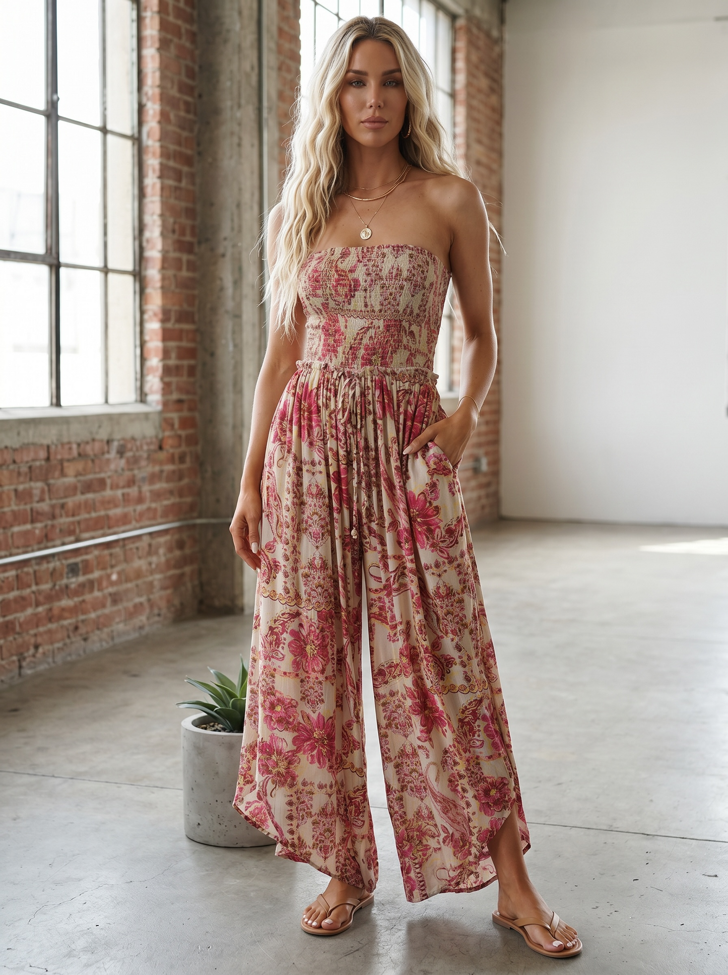 Angie Strapless Jumpsuit