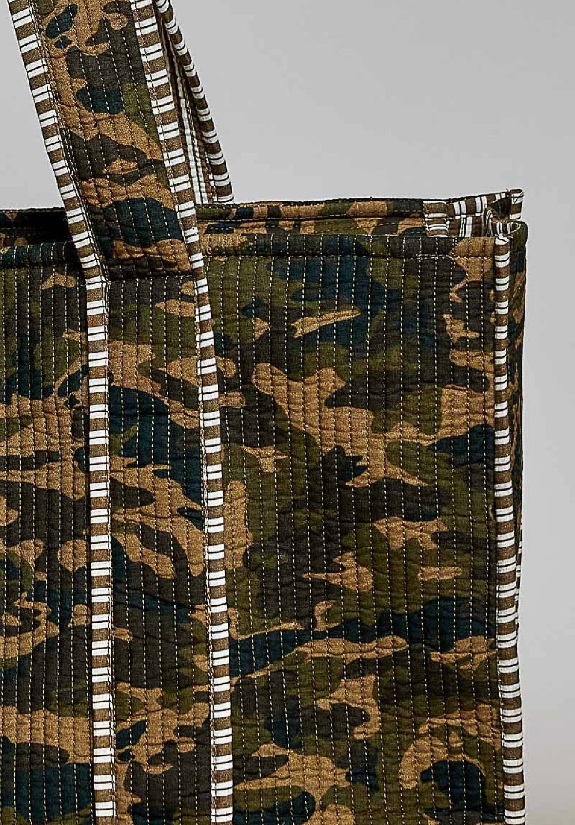 PREORDER - POL Oversized Quilted Camo Tote