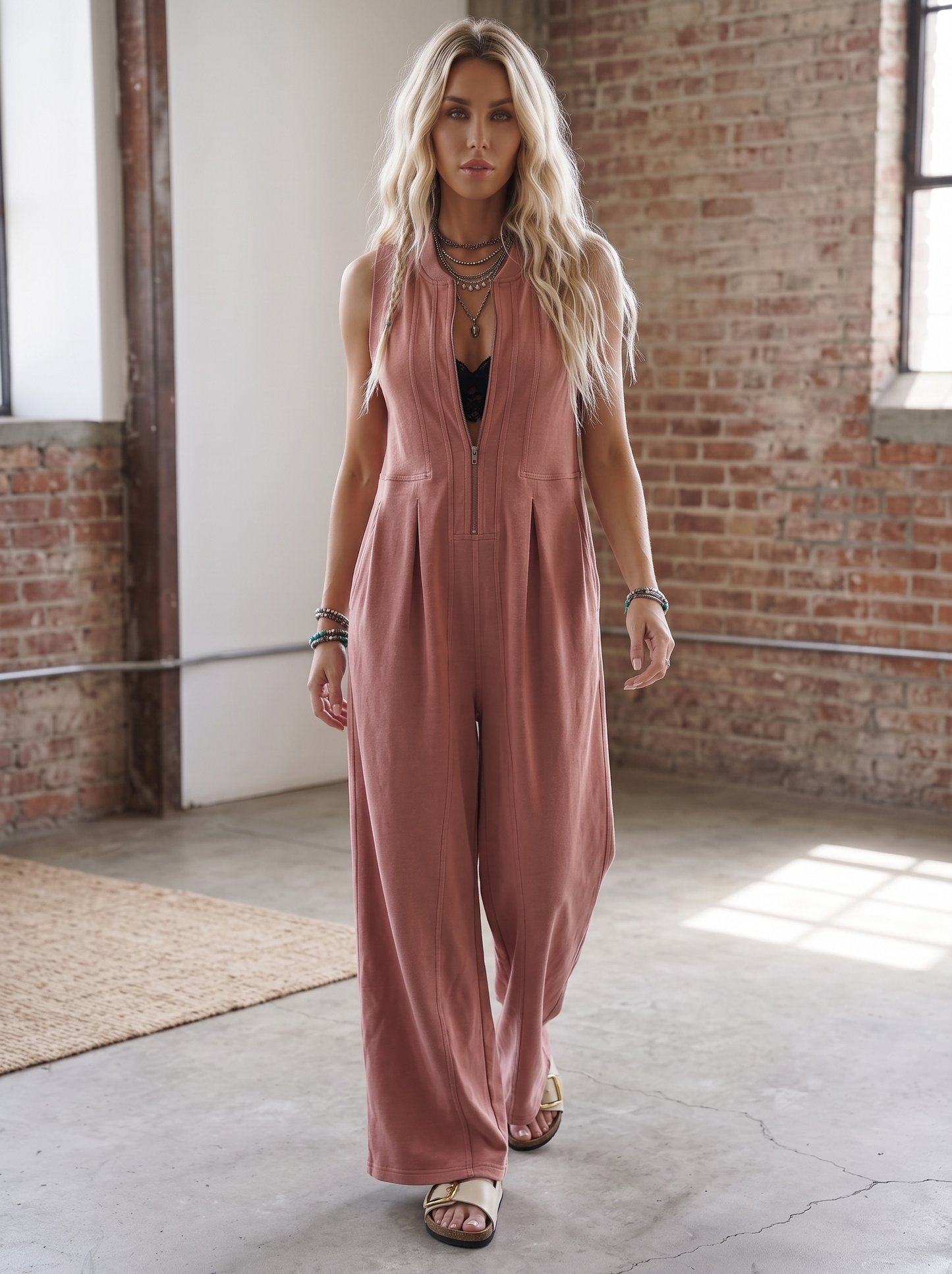 Eesome Mineral Washed Jumpsuit