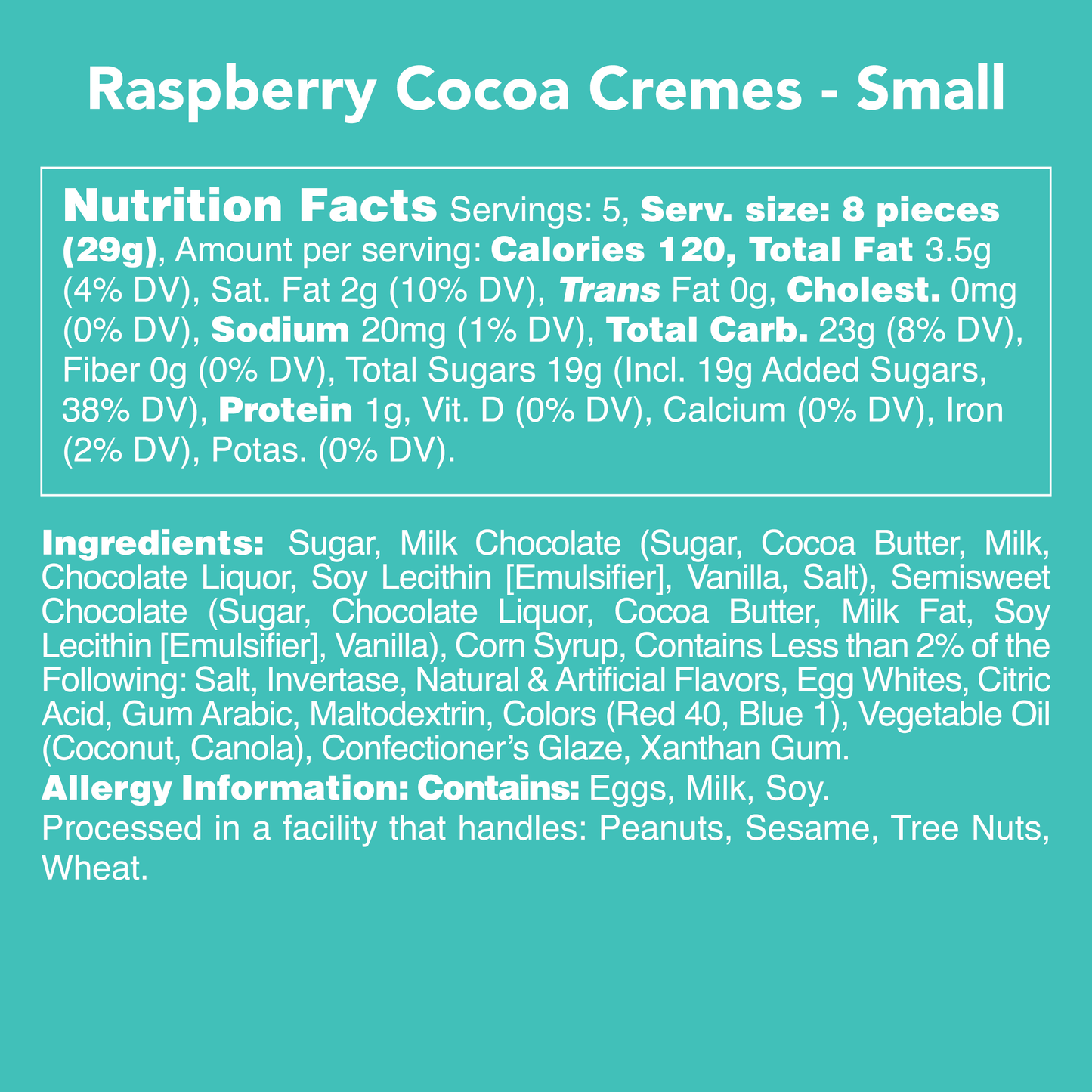 Raspberry Cocoa Cremes