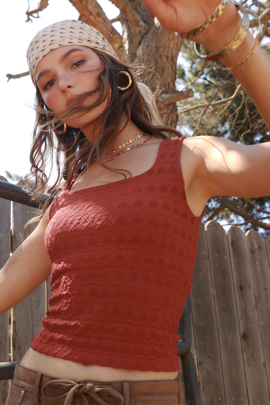 Nikibiki Square Neck Tank