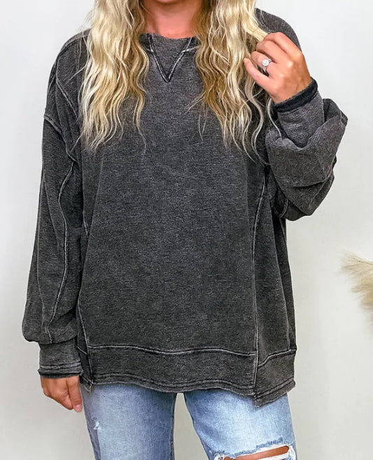 Acid Washed Sweatshirt