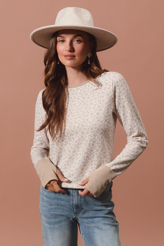 So Me Floral Knit Top