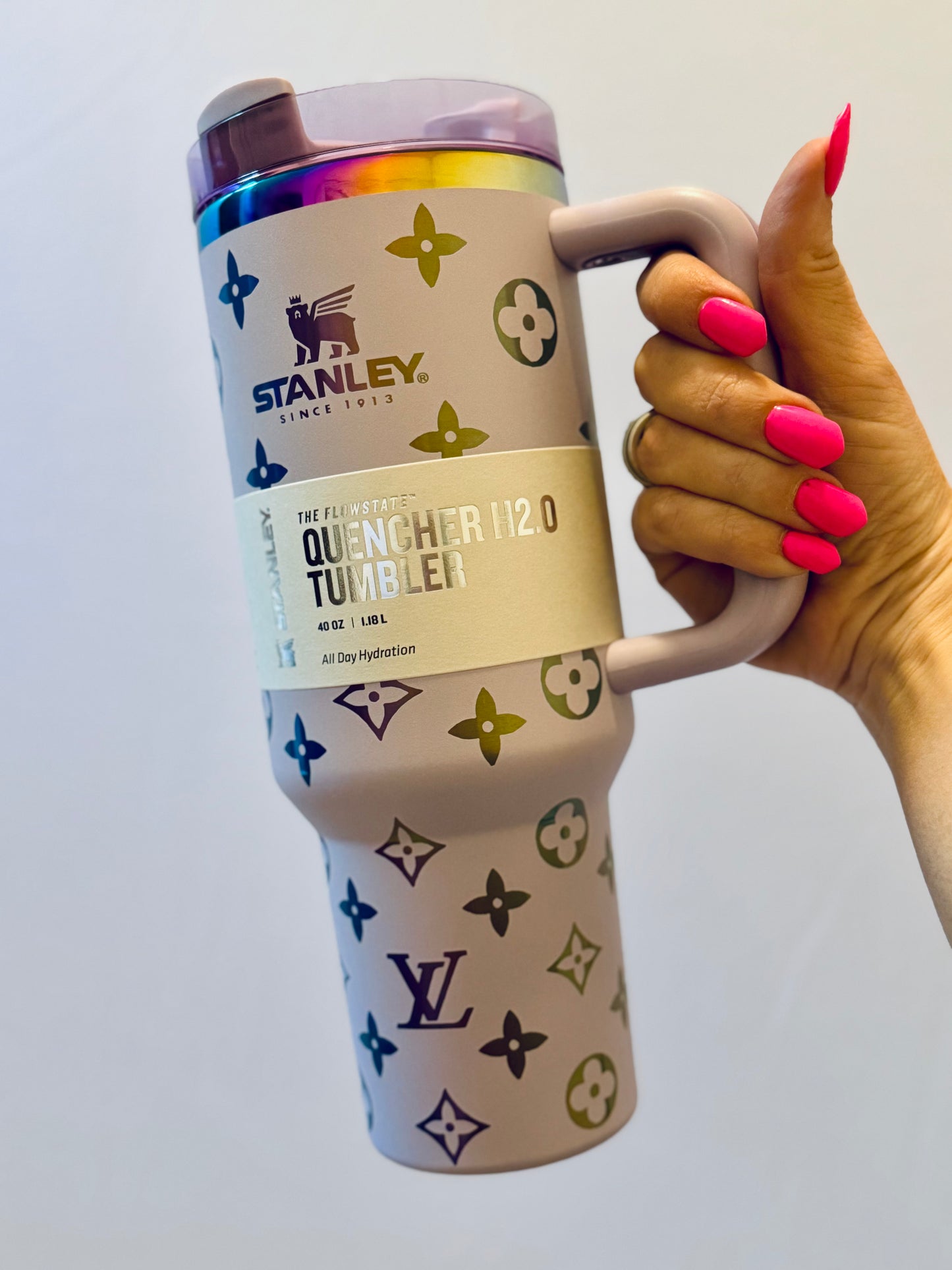 LV Dupe Stanley Tumbler