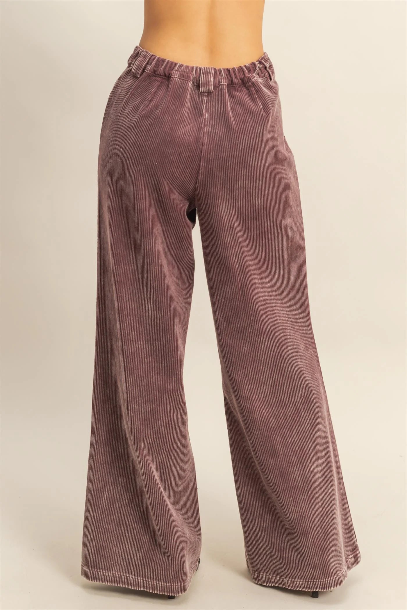Corduroy Wide Leg Trousers