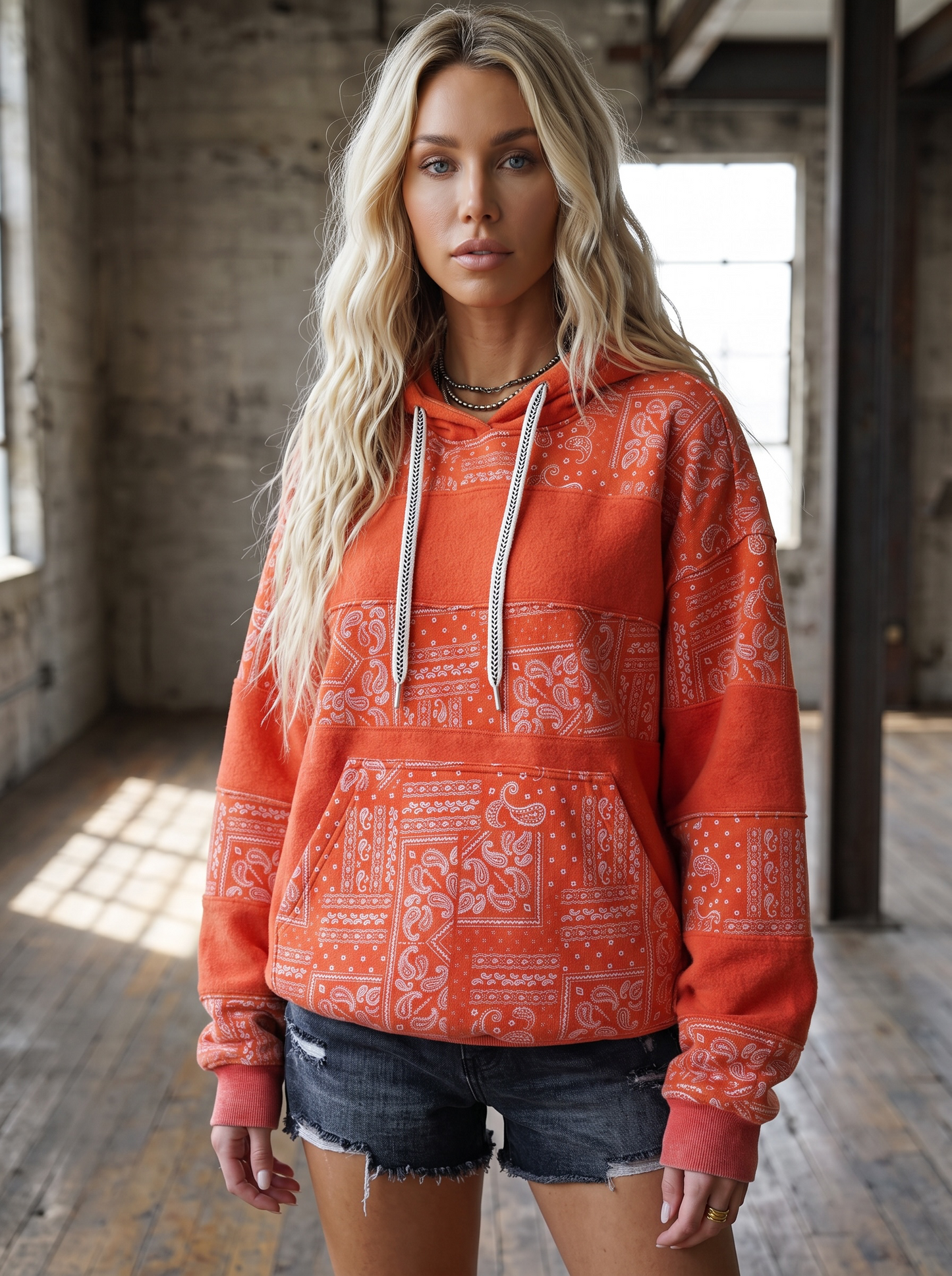 Easel Bandana Hoodie