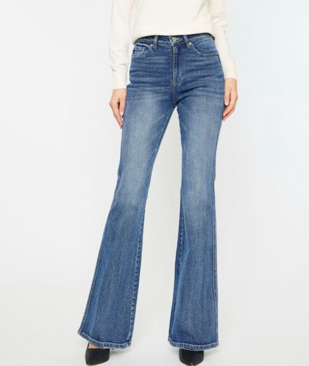 High Rise Flare Jeans - KC7340M