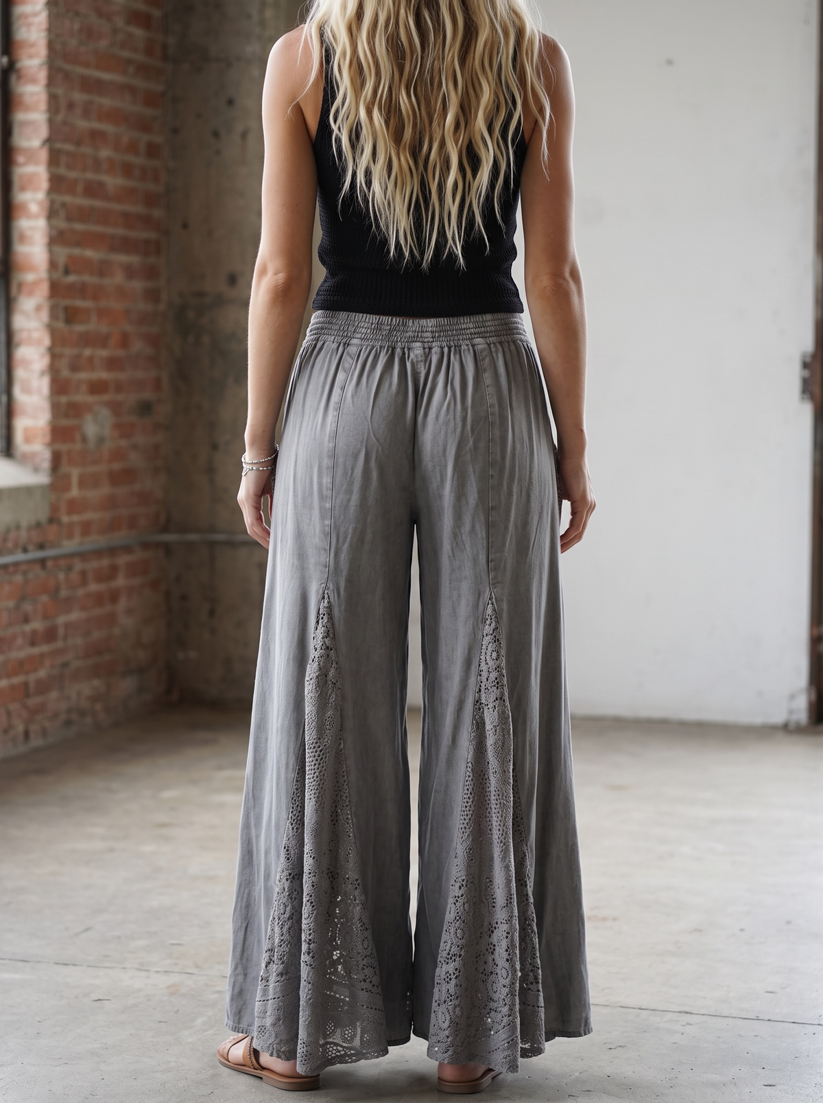 Angie Lace Flare Pants