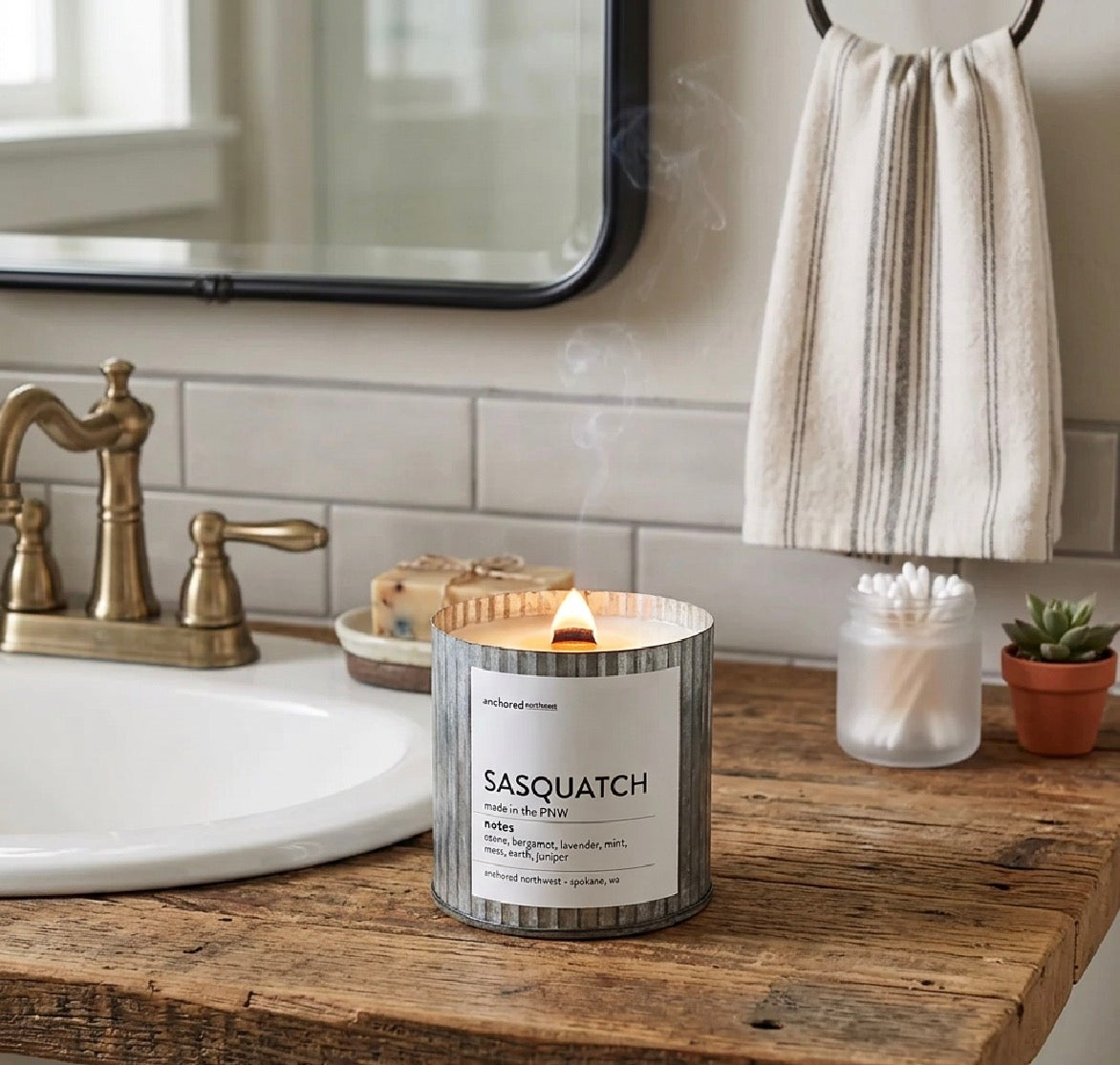 Sasquatch Wood Wick Candle