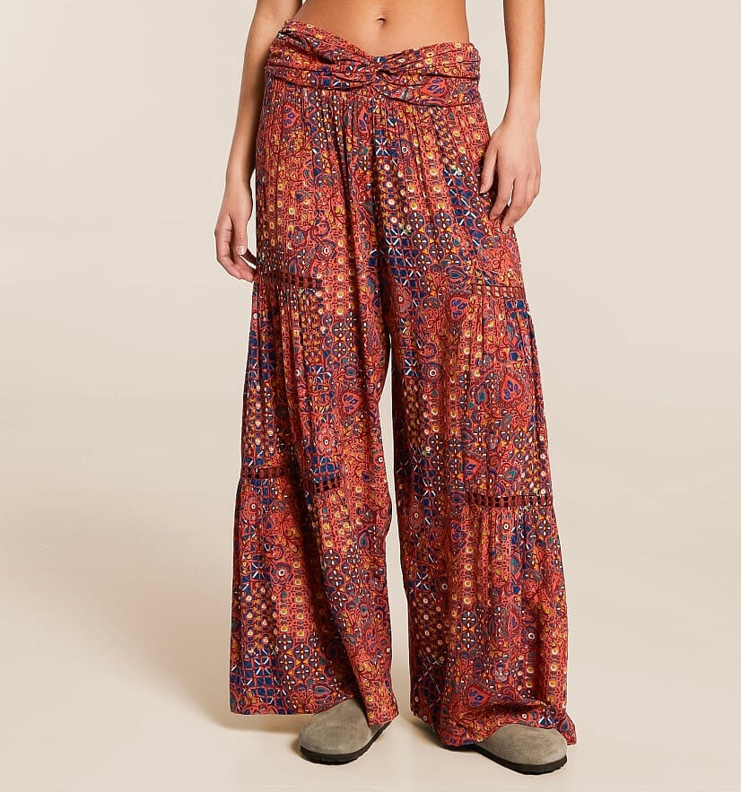 Angie Floral Wide Leg Pants