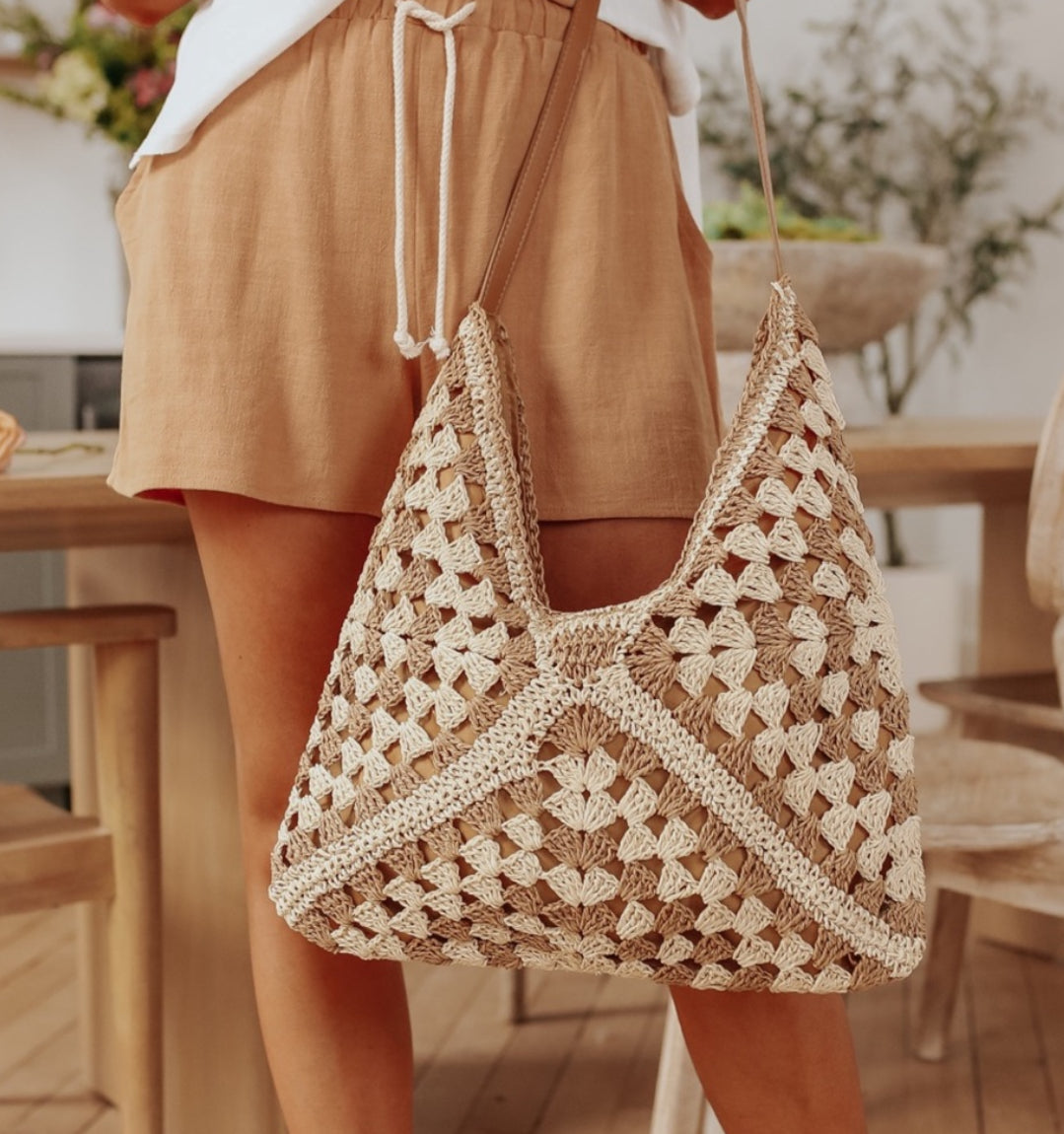 Straw Hobo Bag