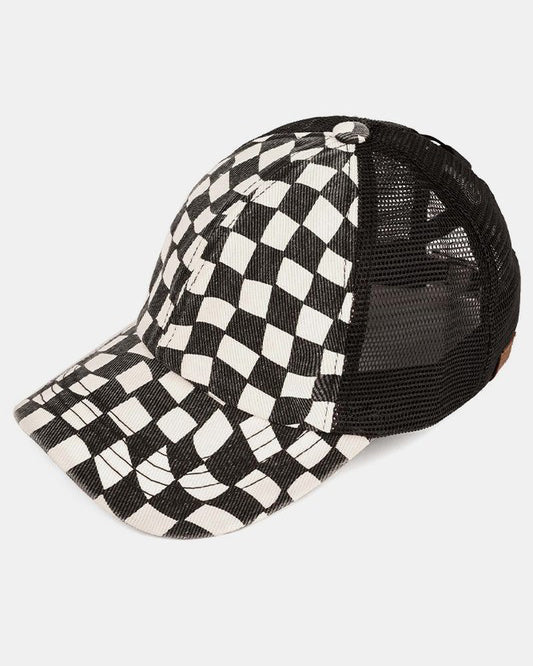 C.C Checkered Baseball Hat