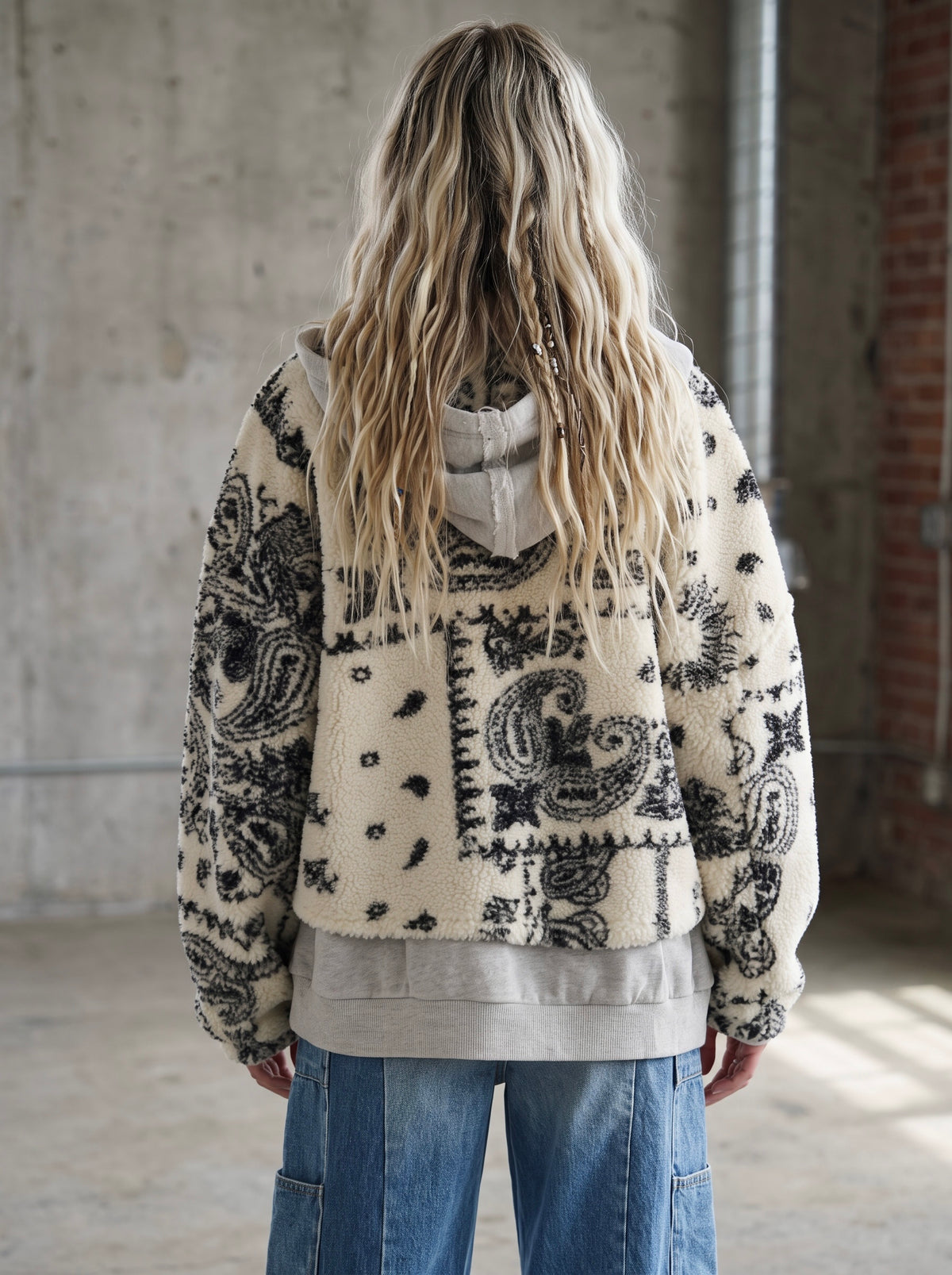 Oli & Hali Bandana Layered Jacket