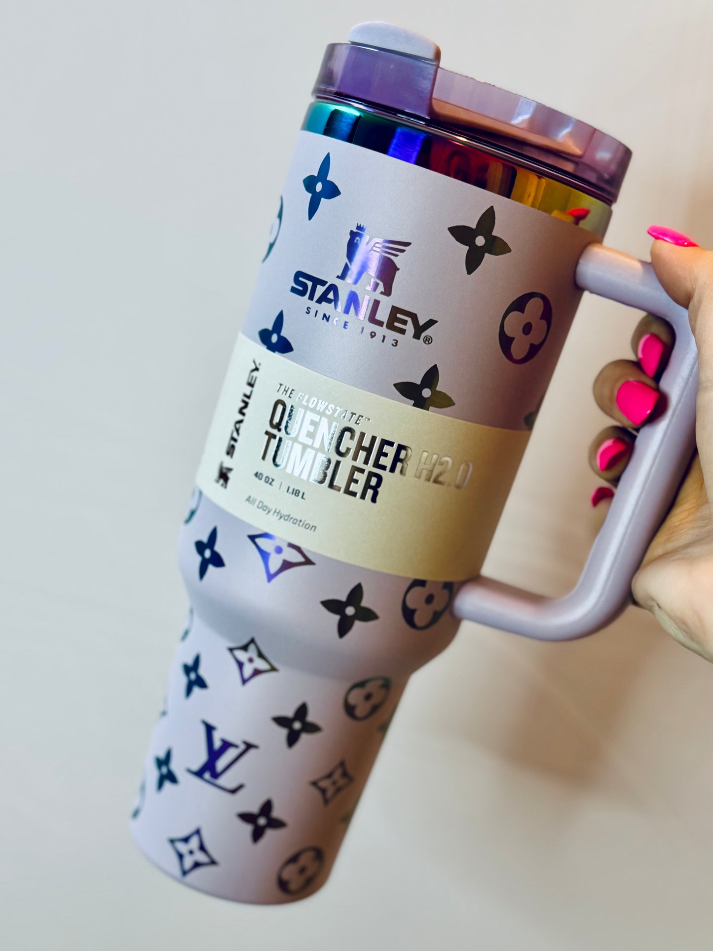 LV Dupe Stanley Tumbler