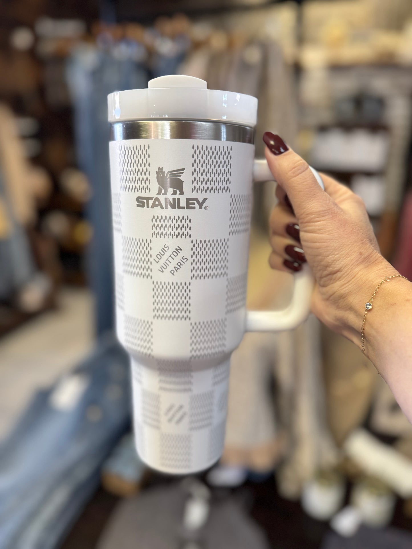 LV Dupe Stanley Tumbler