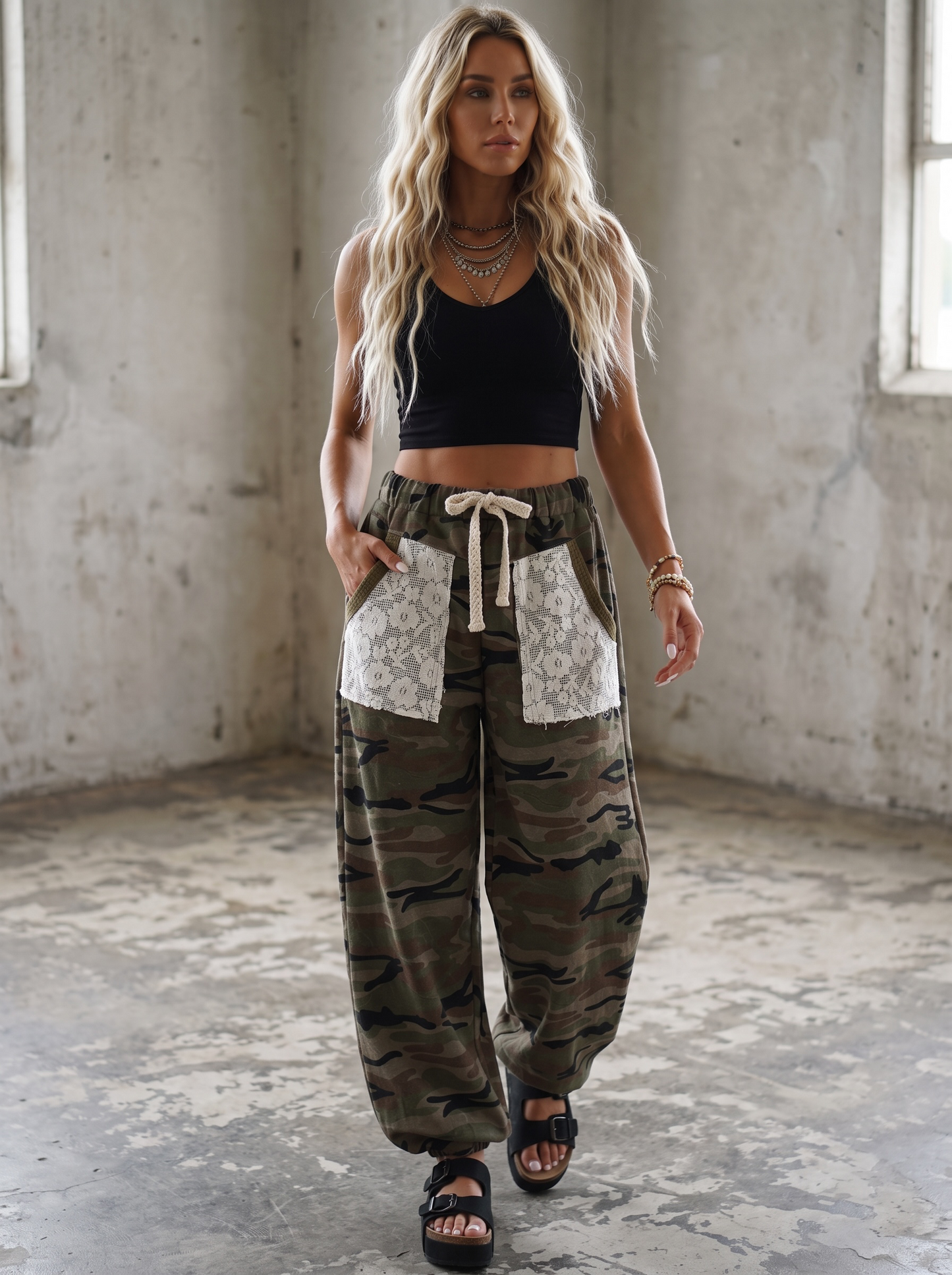 POL Camo Joggers