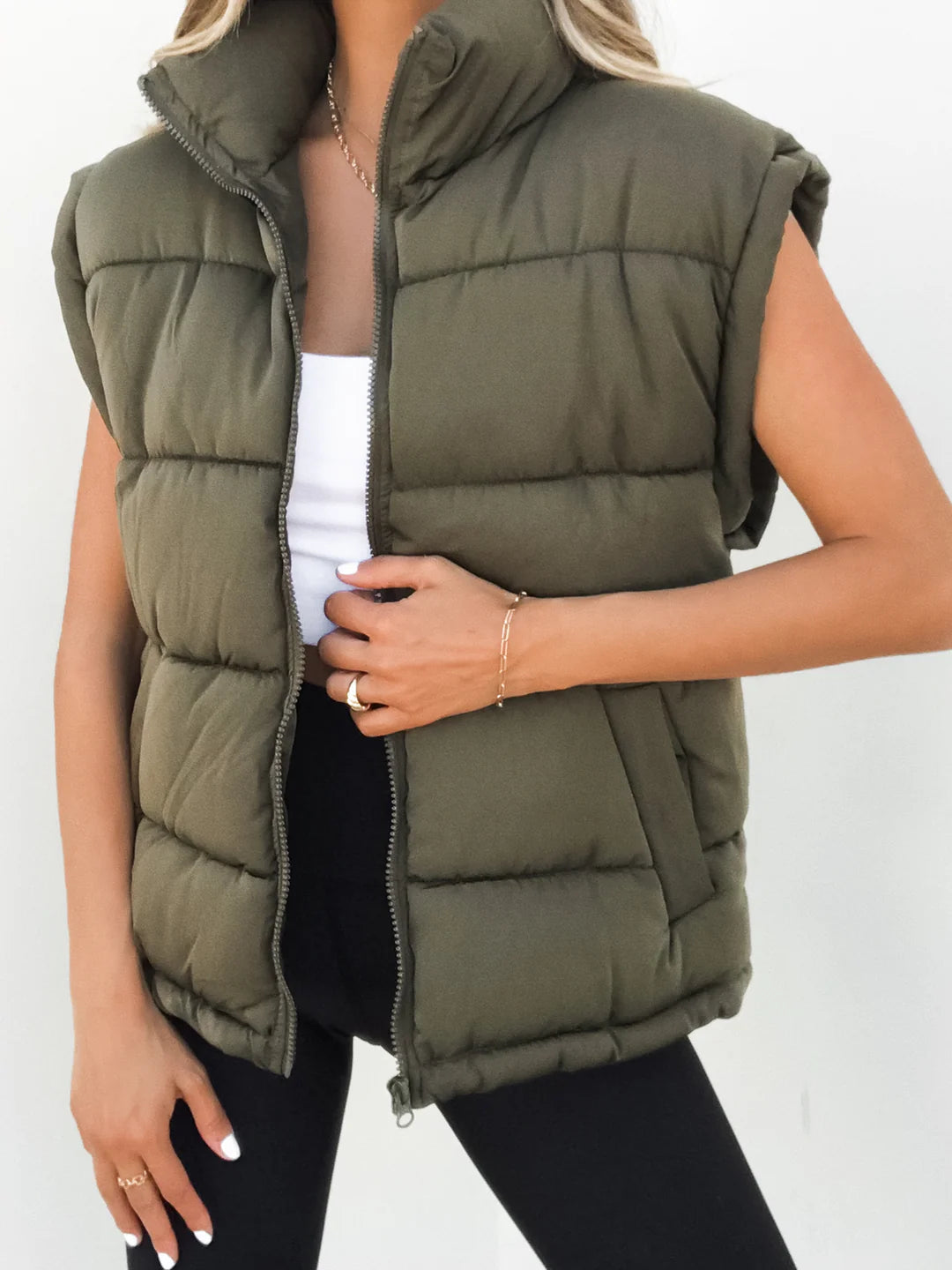 Very J Puffer Vest