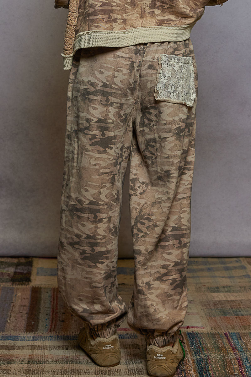POL Camo Patchwork Jogger