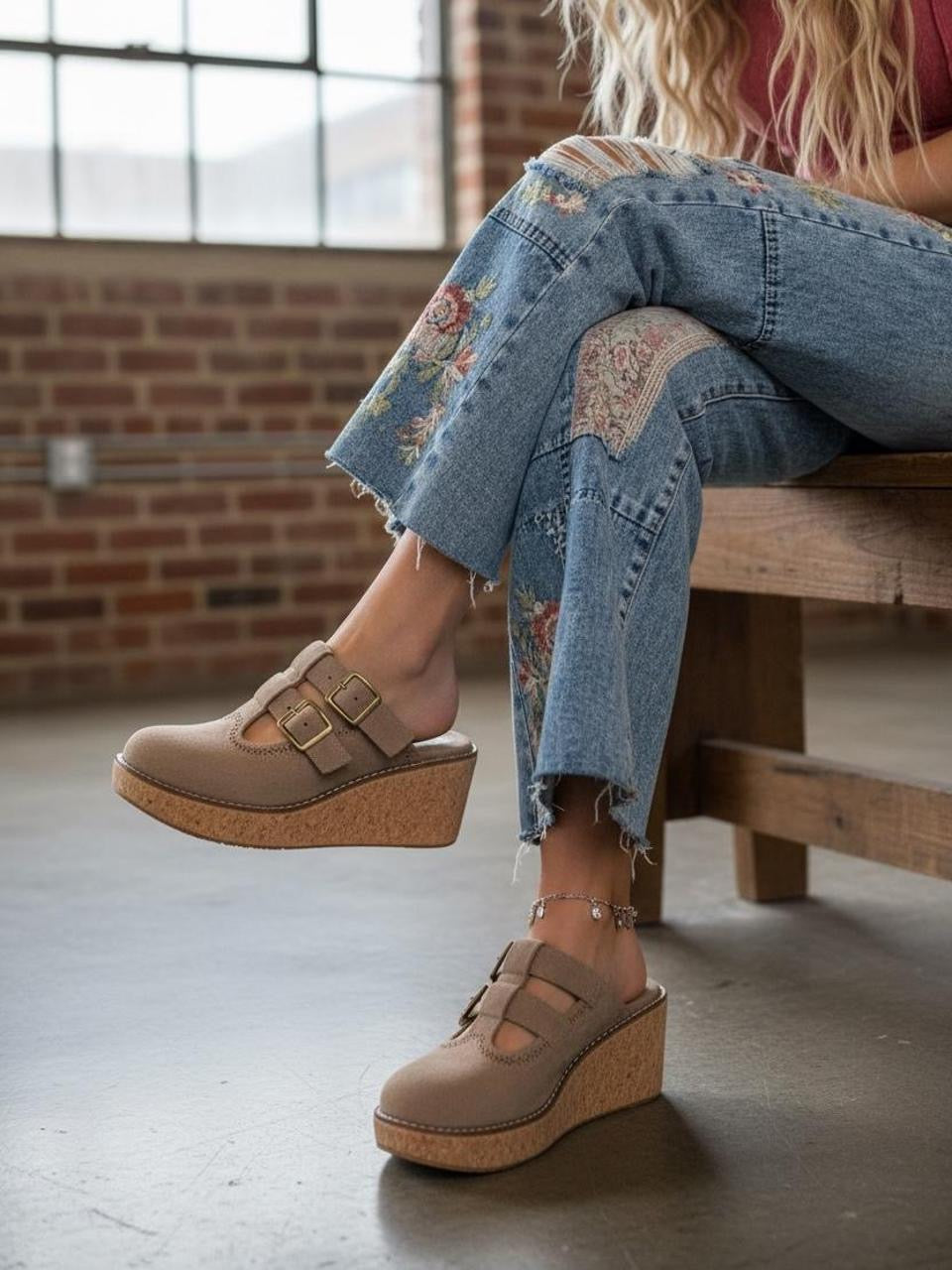 Pierre Dumas Wedge Clog