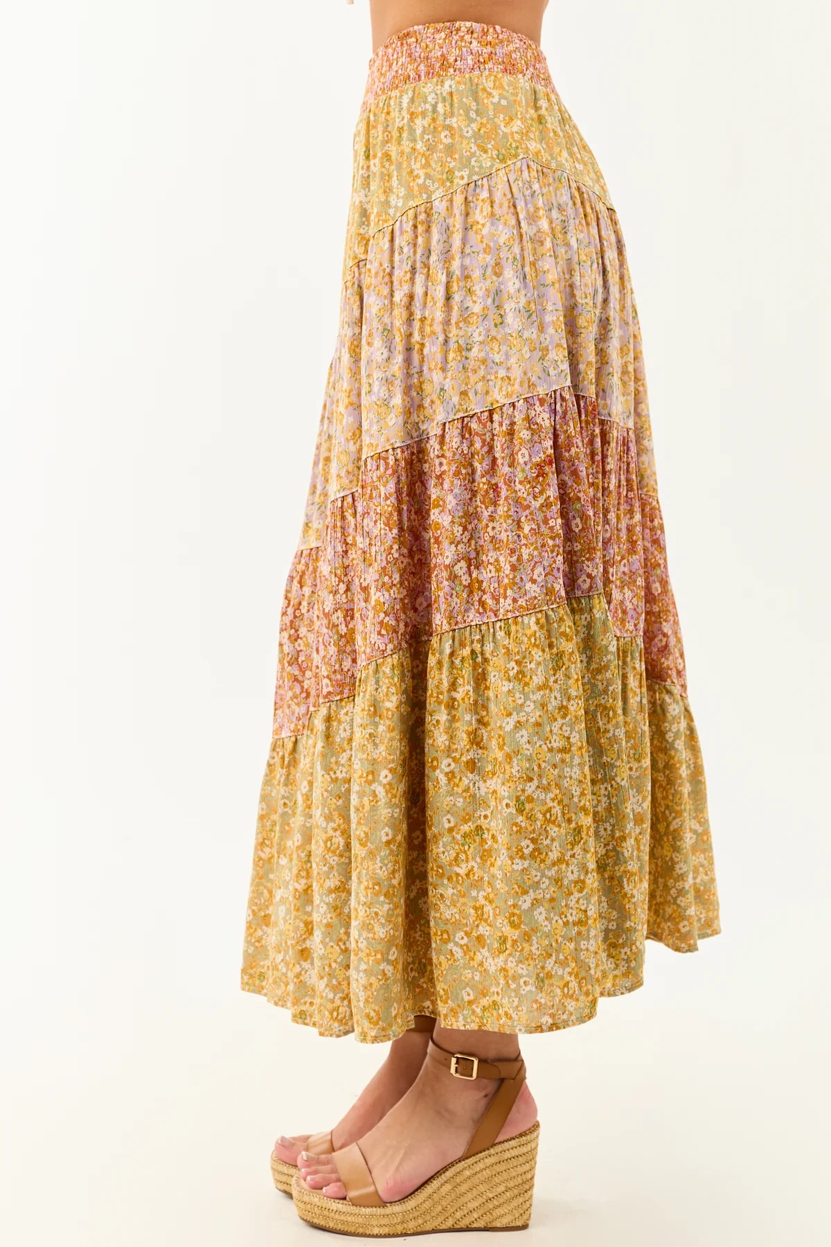 Angie Boho Maxi Skirt