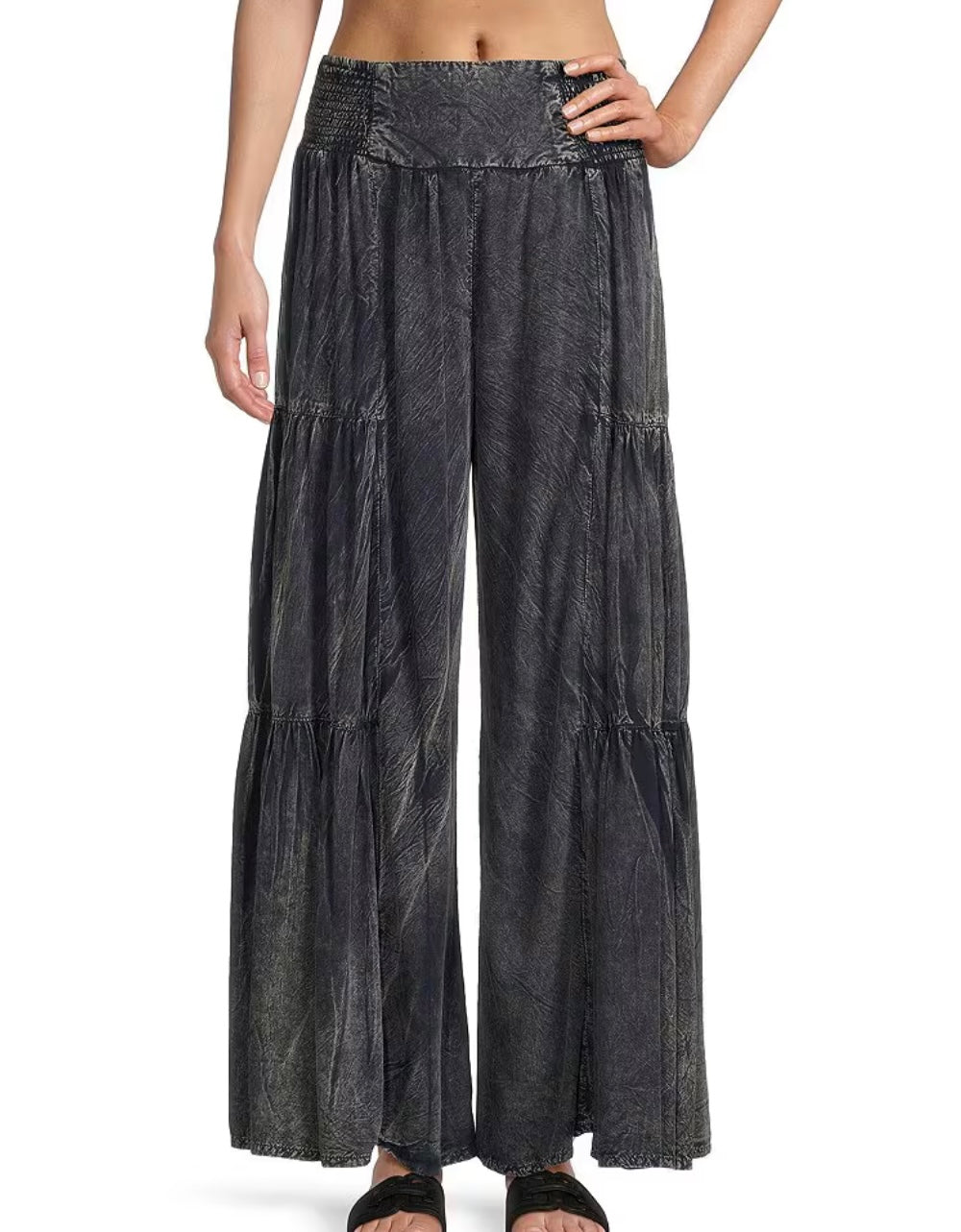 Angie Washed Wide Leg Pants