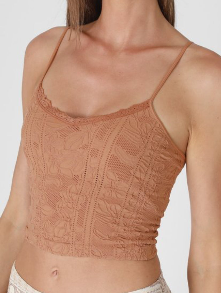 Nikibiki Double Lace Trim Cami