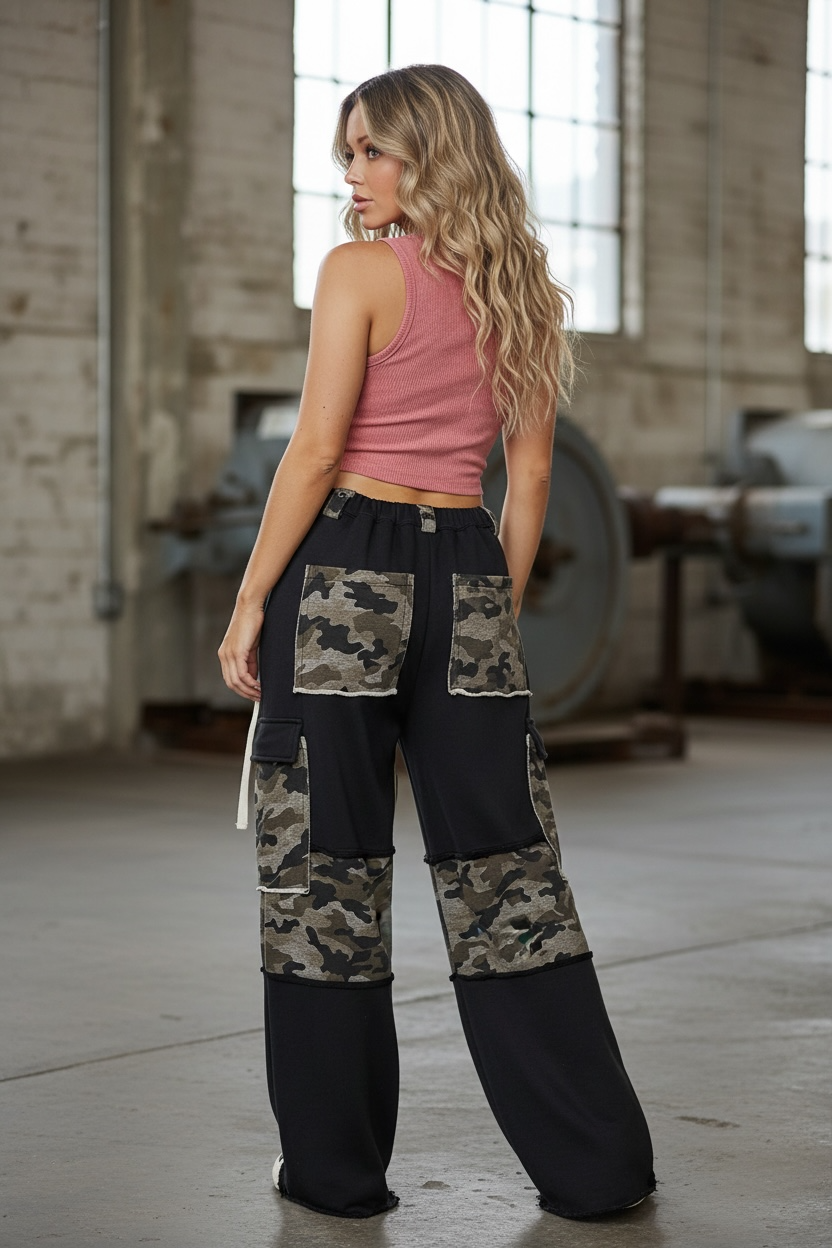 POL Camo Cargo Pants