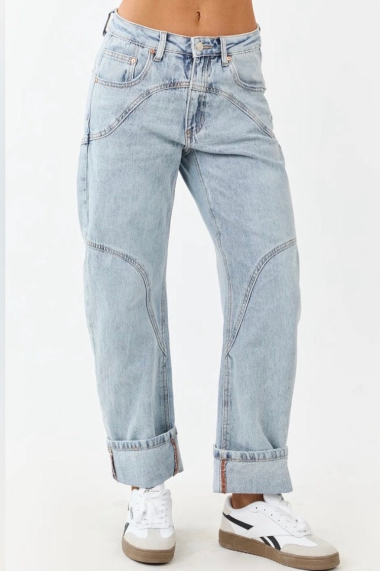 Saige Barrel Jeans