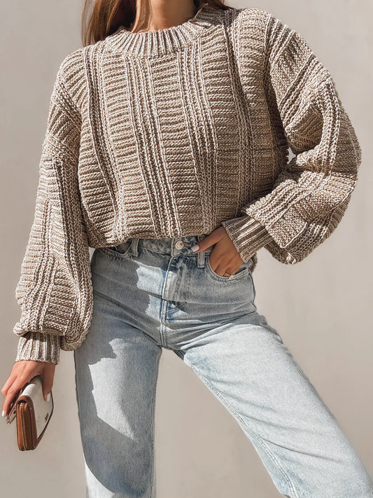 Very J Two Tone Sweater