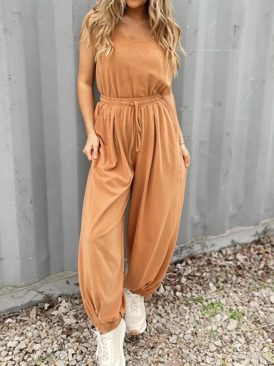 Listicle Jogger Style Jumpsuit