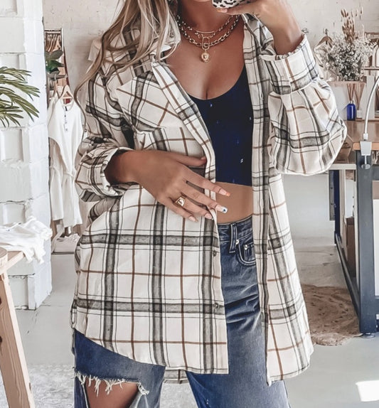 La Miel Flannel Top