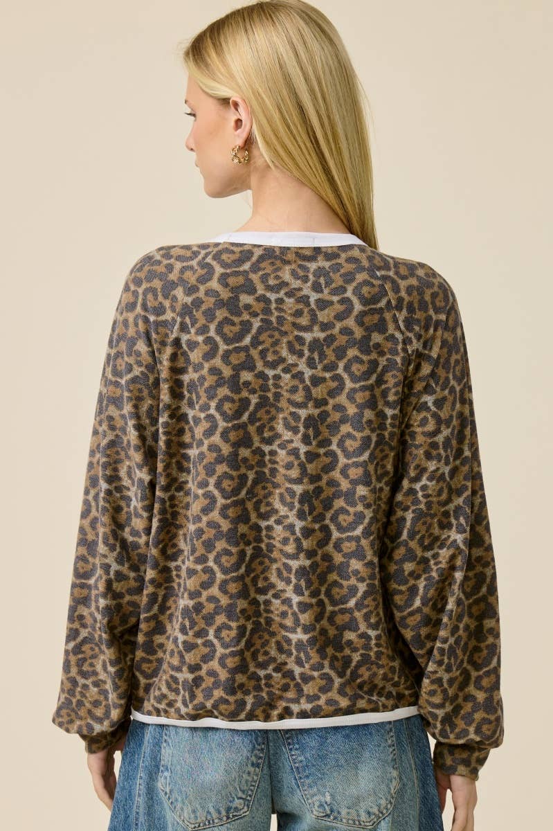 Free Bird 1776 Graphic L/S Vintage Rib Knit Pullover