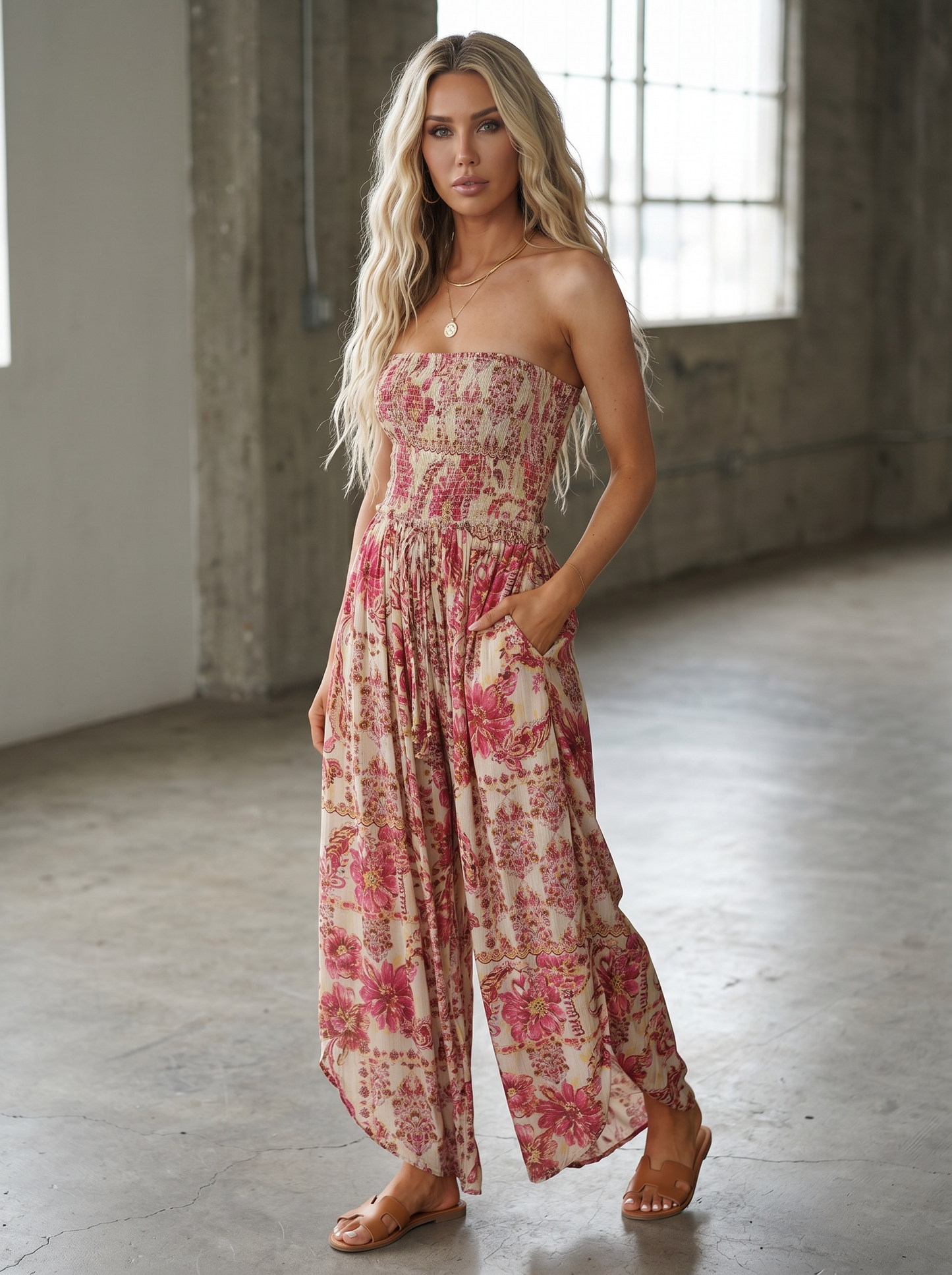 Angie Strapless Jumpsuit