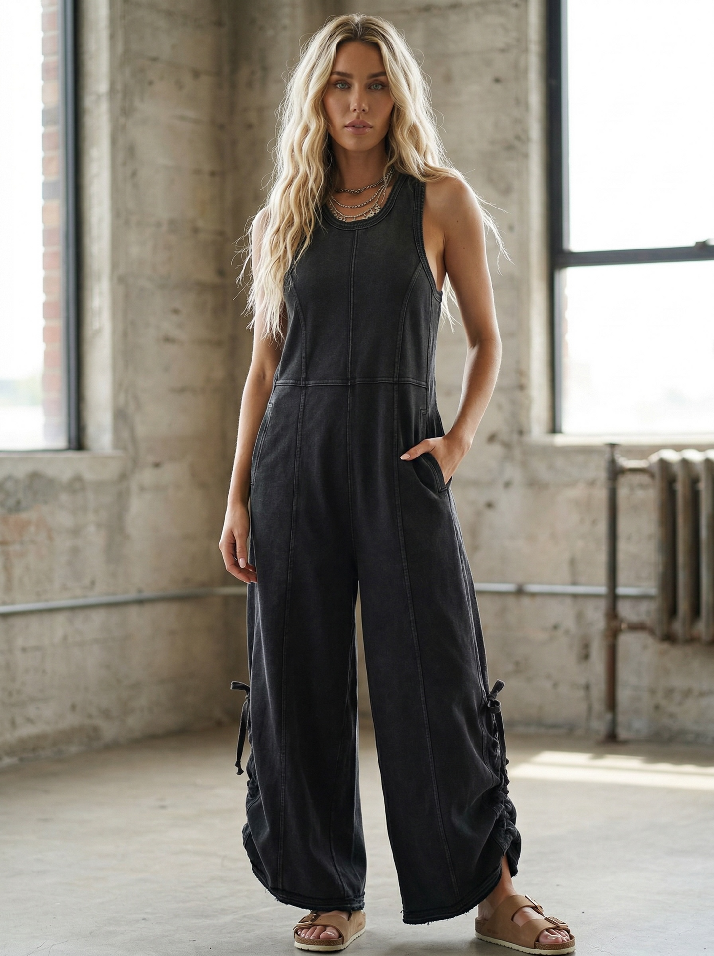 Eesome Cinched Jumpsuit