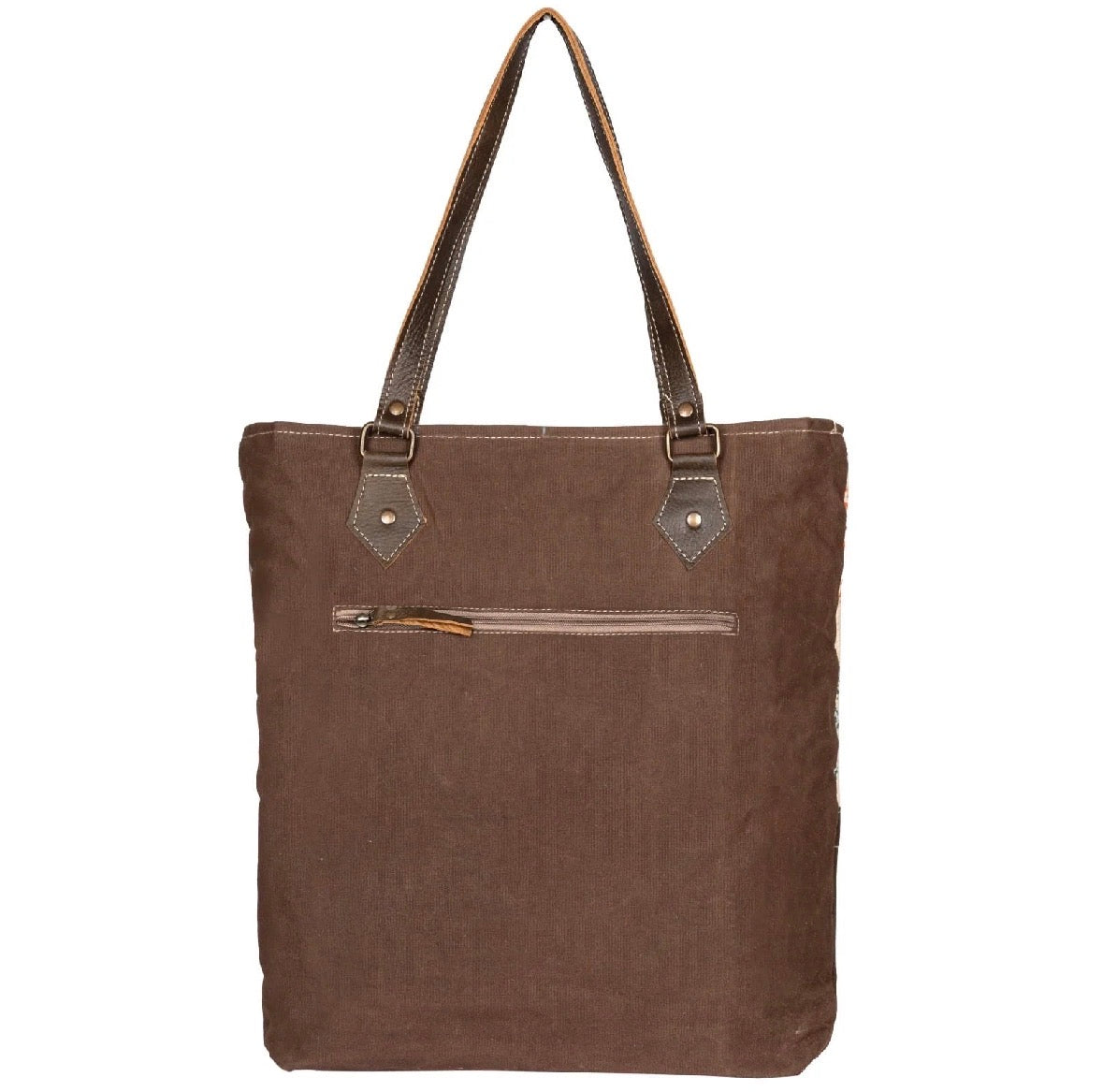 Boho Leather Tote