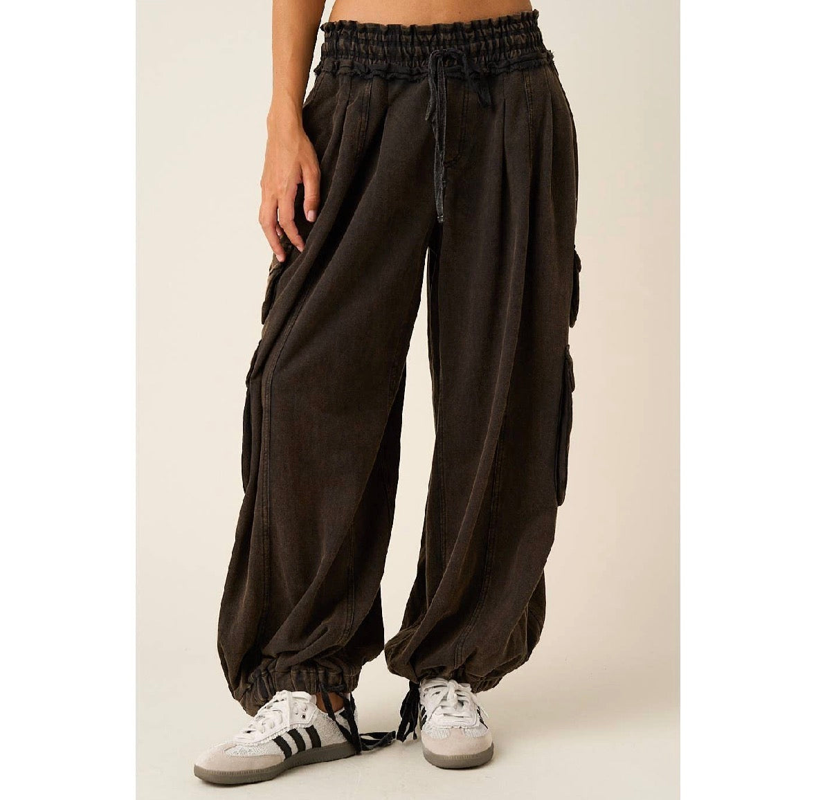 PREORDER - Washed Cargo Baggy Pants