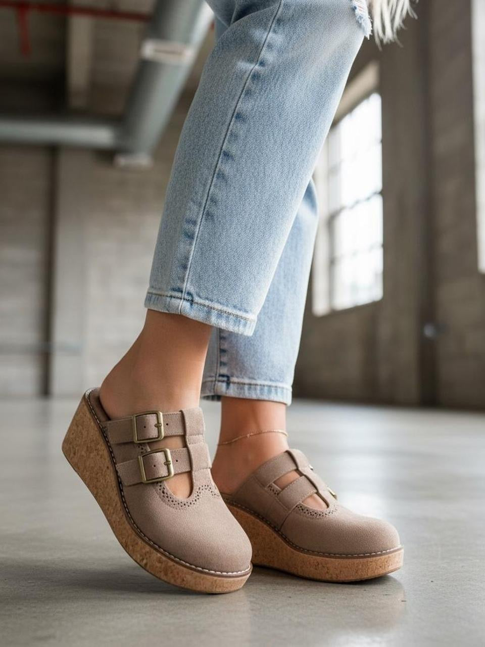 Pierre Dumas Wedge Clog