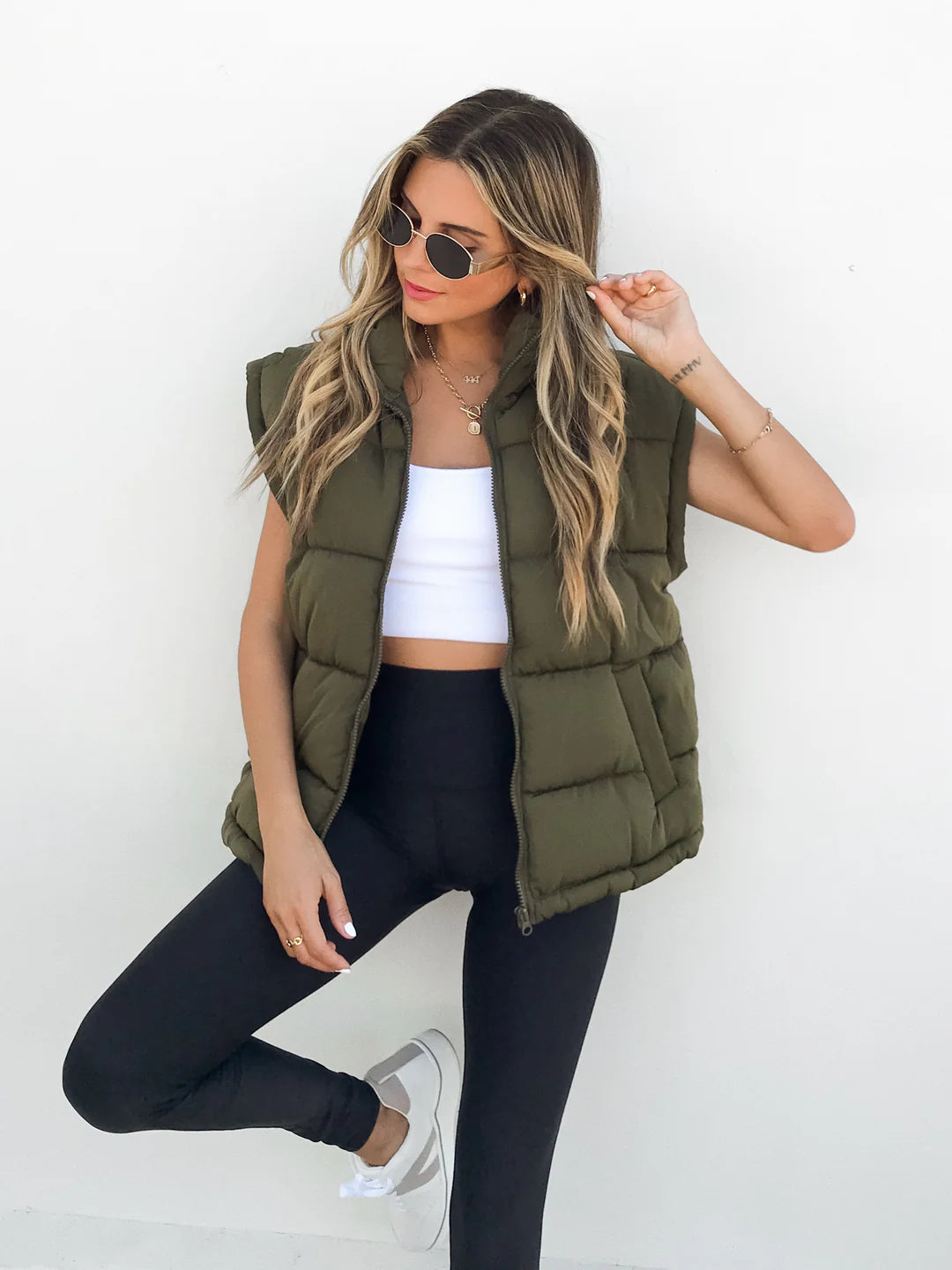 Very J Puffer Vest