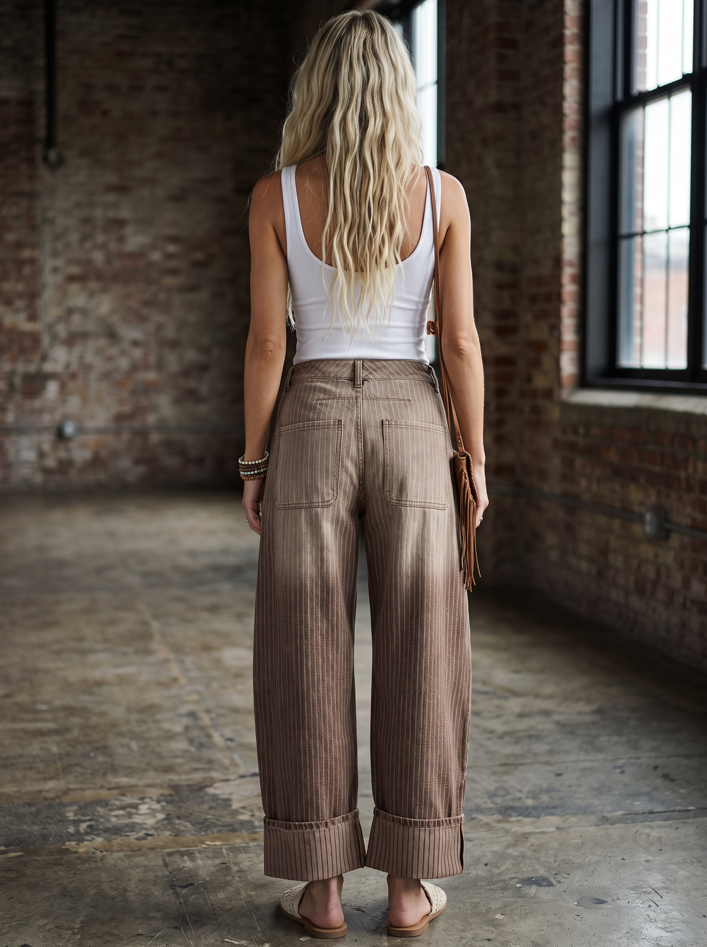 PREORDER - Striped Barrel Carpenter Pants