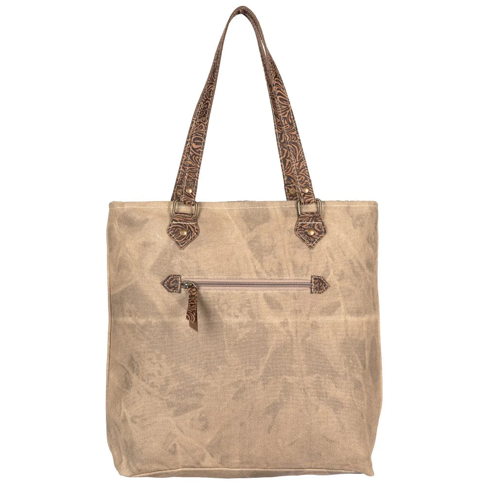 Aztec Tooled Tote