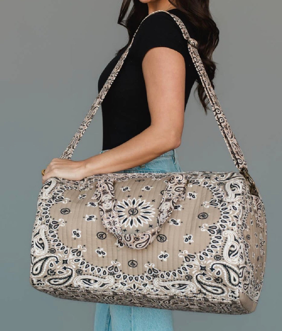 Panache Tan Bandana Duffel