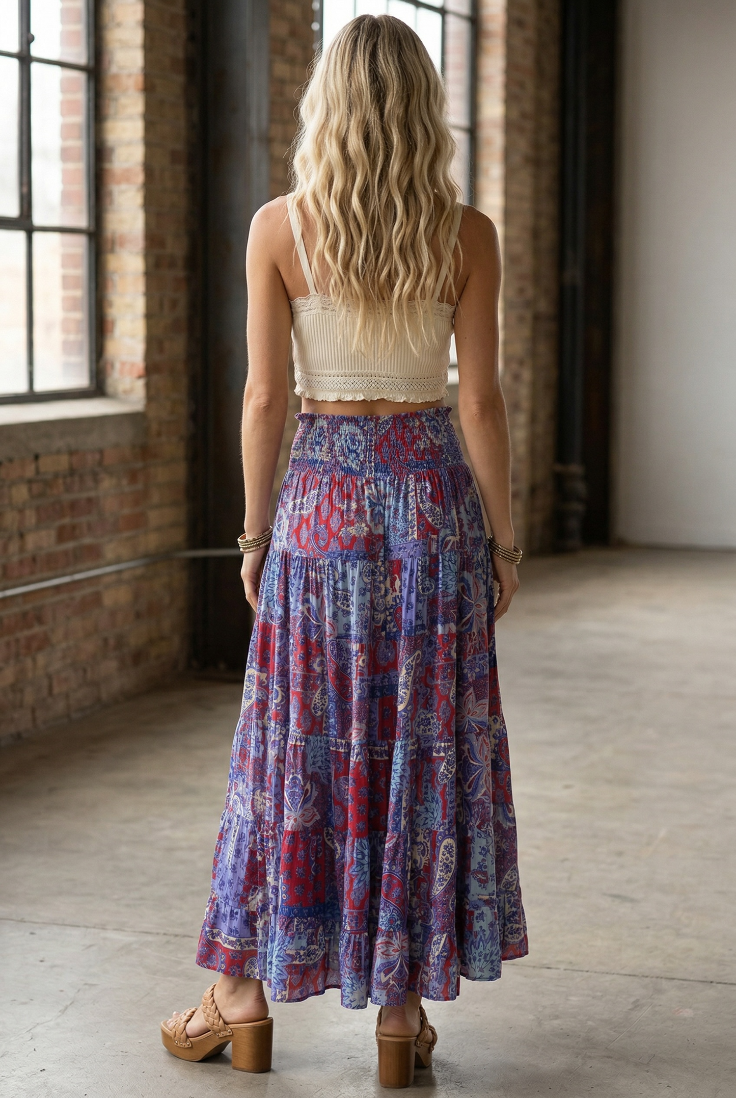 Angie Americana Maxi Skirt