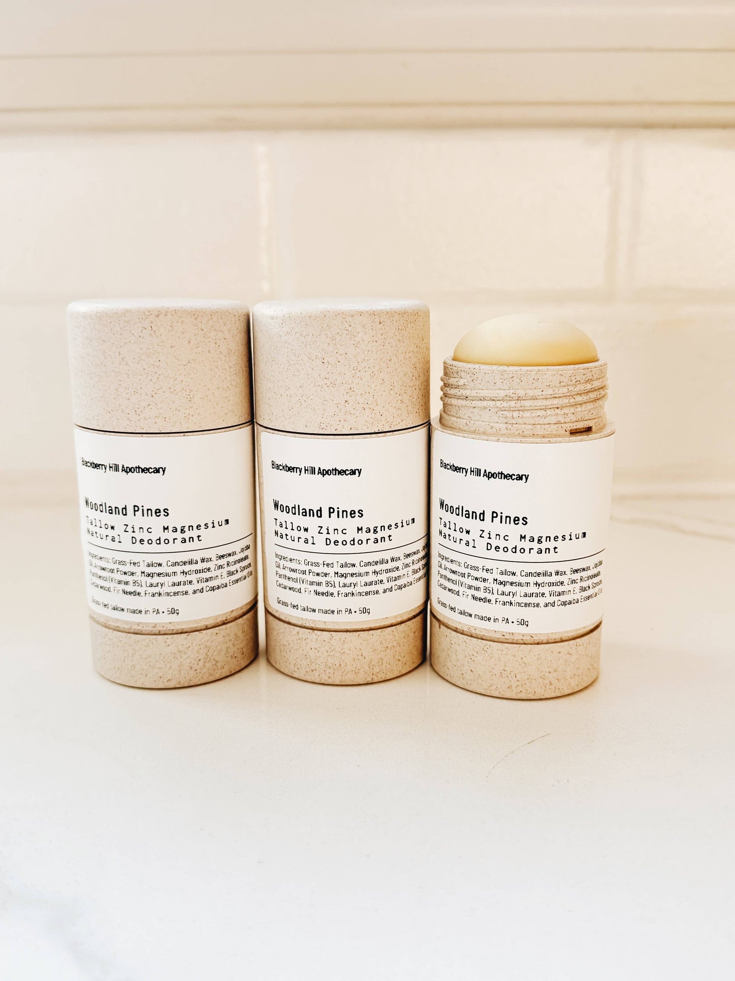 Natural Non-Irritating Deodorant + Tallow - Designed To Knock Out Odor