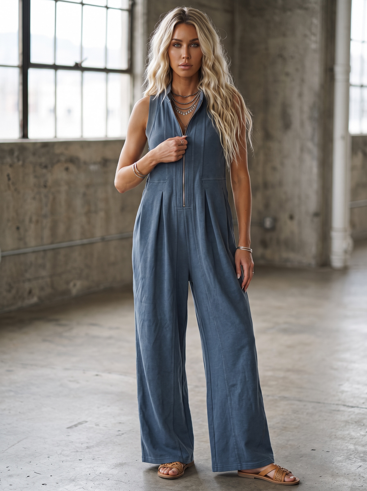 Eesome Mineral Washed Jumpsuit
